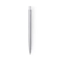 Bolígrafo de acero inoxidable reciclado Wutax pulsador de acero inox reciclado, detalle 3