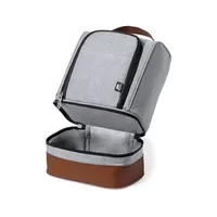 Nevera de RPET Kumak 600D 6 l con base de polipiel de poliéster 600D RPET/ PU/ PEVA, detalle 1