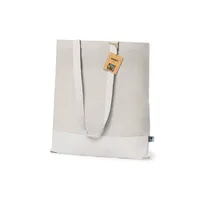 Bolsa de algodón Annet Fairtrade 140 g bicolor de algodón fairtrade 140 g/ m2, detalle 2