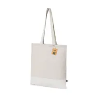 Bolsa de algodón Annet Fairtrade 140 g bicolor de algodón fairtrade 140 g/ m2, detalle 4