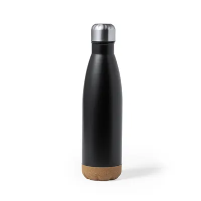 Bidón acero con base de corcho 750 ml personalizable