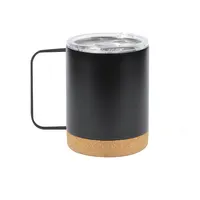 Taza térmica de acero Loret 330 ml base de corcho de acero inox/ corcho, detalle 2