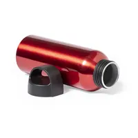 Bidón de aluminio Fecher 500 ml con asa de aluminio, vista lateral