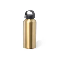 Bidón de aluminio Fecher 500 ml con asa de aluminio, vista frontal