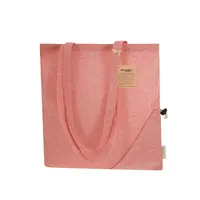 Bolsa plegable de algodón reciclado Biyon 120 g de algodón reciclado 120 g/ m2, detalle 1