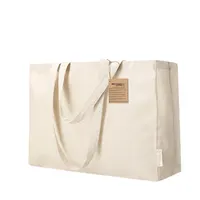 Bolsa de algodón reciclado Framos 240 g con fuelle