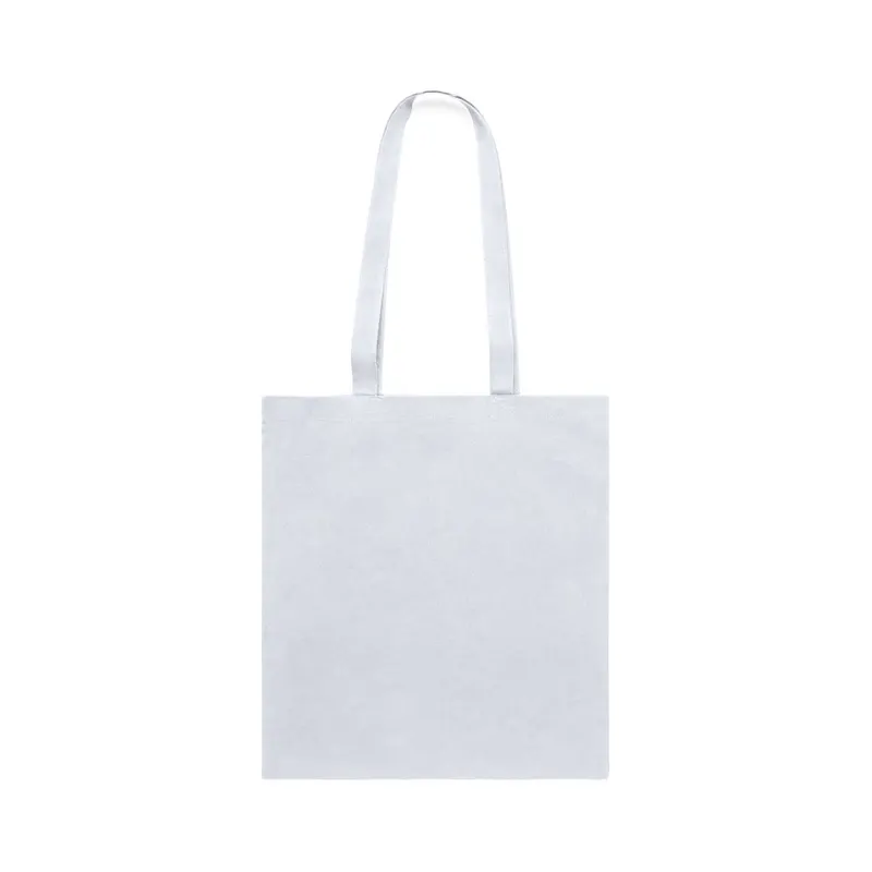 Bolsa de algodón Kaiba 180 g resistente 10 kg en blanco de algodón 180 g/ m2, vista frontal