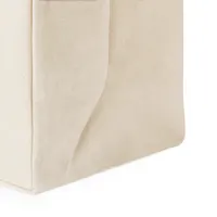 Bolsa de algodón Walvix XL 310 g con fuelle de algodón 310 g/ m2, detalle 2