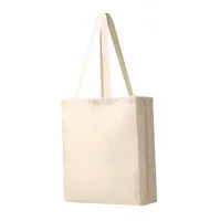 Bolsa de algodón Dongay 140 g con fuelle de algodón 140 g/ m2, detalle 1