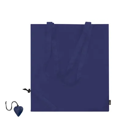 Bolsa plegable de RPET Lulu 190T con asas largas personalizable