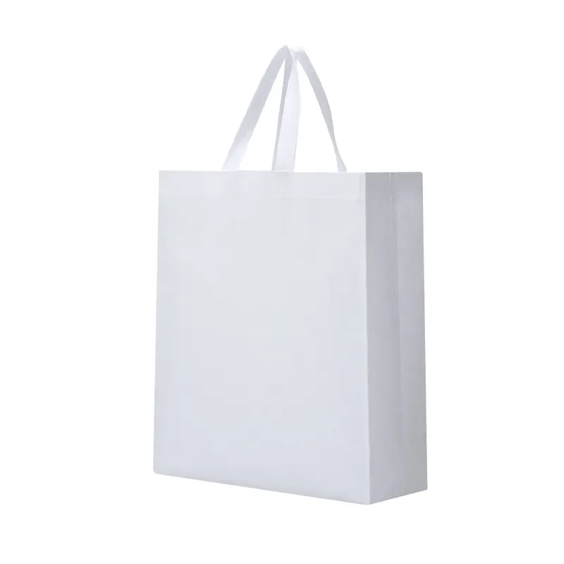 Bolsa non woven blanca Godon 70 g para sublimar en blanco de non-woven, vista frontal