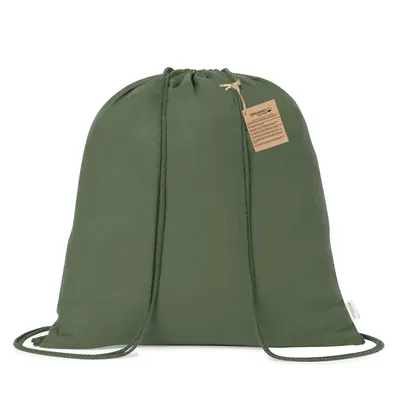 Mochila de cuerdas algodón orgánico Maziu 120 g cordones personalizable