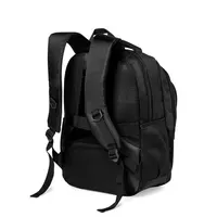 Mochila de nylon reciclado Luffin 420D 3 bolsillos ext. de nylon reciclado 420D, detalle 1