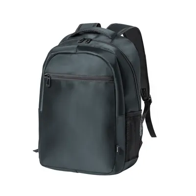 Mochila de nylon reciclado Polack 420D 1 bolsillo ext. personalizable