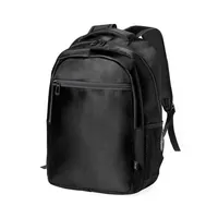 Mochila de nylon reciclado Polack 420D 1 bolsillo ext. de nylon reciclado 420D, vista frontal
