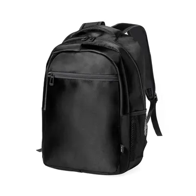 Mochila de nylon reciclado Polack 420D 1 bolsillo ext. personalizable