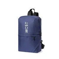 Mochila de RPET Bronul 600D cremallera invisible de poliéster 600D RPET, vista frontal