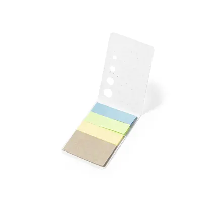 Bloc de papel semilla plantable con notas personalizable