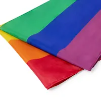 Bandera multicolor de poliéster Zerolox 170D de poliéster 170D, vista lateral