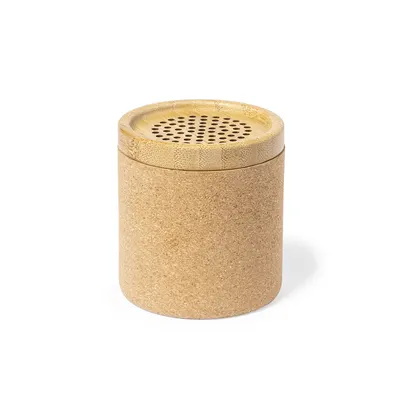 Altavoz Bluetooth de corcho y bambú Mirintex batería 300 mAh personalizable