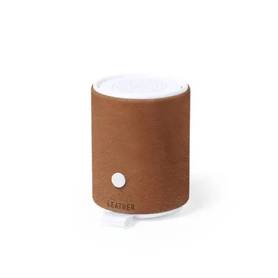 Altavoz Bluetooth ABS y cuero reciclados personalizable