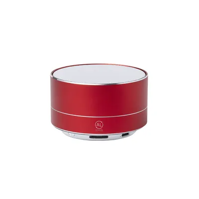 Altavoz Bluetooth aluminio reciclado radio FM personalizable