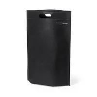 Bolsa non woven reciclado Planet 70 g con fuelle de non-Woven reciclado, vista lateral