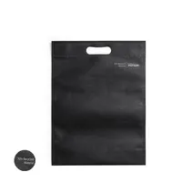 Bolsa non woven reciclado Planet 70 g con fuelle de non-Woven reciclado, vista frontal