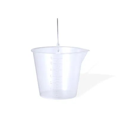 Cubo PP transparente 6 l con medidor personalizable