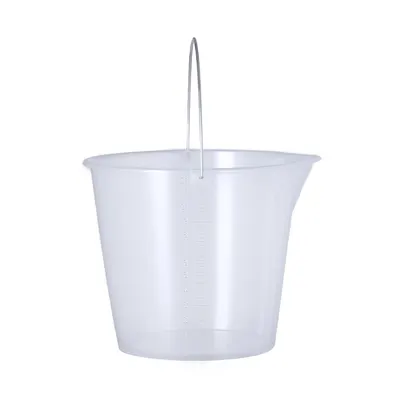 Cubo PP transparente 11 l con medidor personalizable