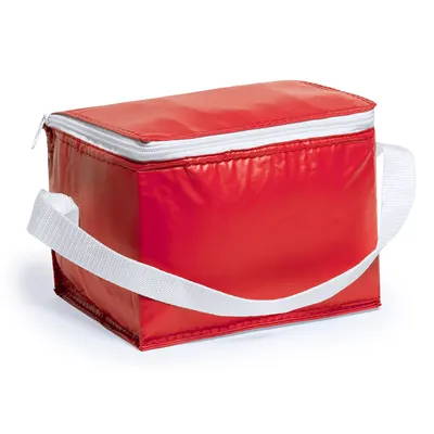 Nevera de PVC Coolcan 4 l con cremallera y bandolera personalizable