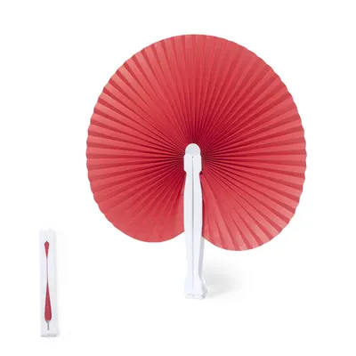 Abanico pai pai plegable de papel personalizable