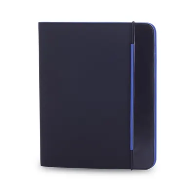 Carpeta de microfibra Mokai bicolor con bloc personalizable