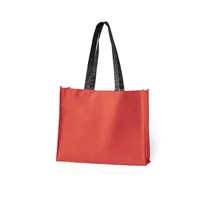 Bolsa non woven Tucson 100 g con fuelle y asas largas de non-Woven grueso, detalle 2