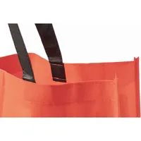 Bolsa non woven Tucson 100 g con fuelle y asas largas de non-Woven grueso, detalle 4