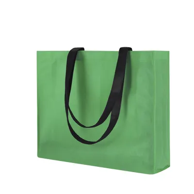 Bolsa non woven 100 g con fuelle y asas largas personalizable