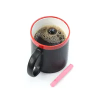 Taza de cerámica Colorful 350 ml pizarra con tiza de cerámica, detalle 1