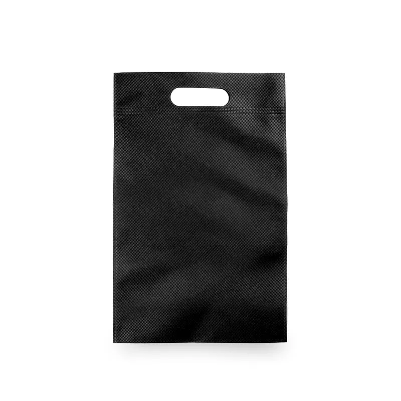 Bolsa non woven Desmond 80 g para calzado en negro de non-Woven, vista frontal
