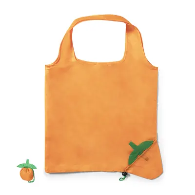 Bolsa plegable de poliéster Corni 190T diseño frutas personalizable