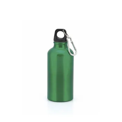 Bidón de aluminio Mento 400 ml con mosquetón personalizable