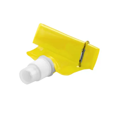 Bidón de PET Boxter flexible 400 ml con mosquetón personalizable