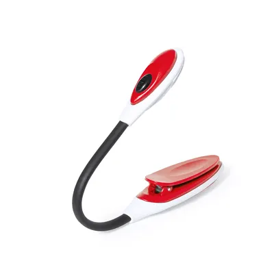 Lámpara LED de lectura con pinza personalizable
