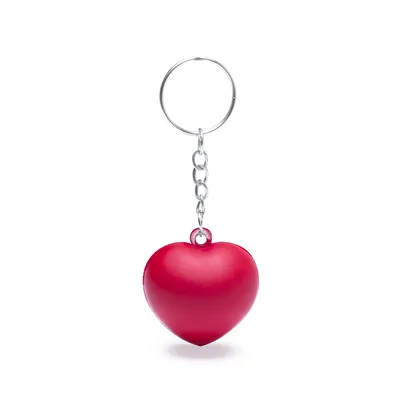 Llavero antiestrés forma de corazón personalizable