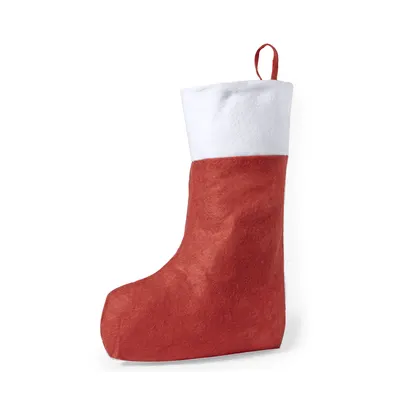 Calcetín navideño grande con cinta para colgar personalizable