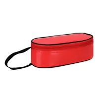 Portabocadillos isotermo Rufus con cremallera de PVC/ aluminio, vista lateral