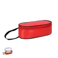 Portabocadillos isotermo Rufus con cremallera de PVC/ aluminio, vista frontal