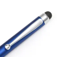 Bolígrafo puntero giratorio bicolor clip metal Sagur, detalle 1