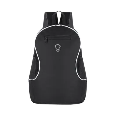 Mochila de poliéster Humus 600D con salida de auriculares personalizable