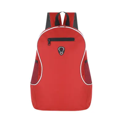 Mochila de poliéster Humus 600D con salida de auriculares personalizable