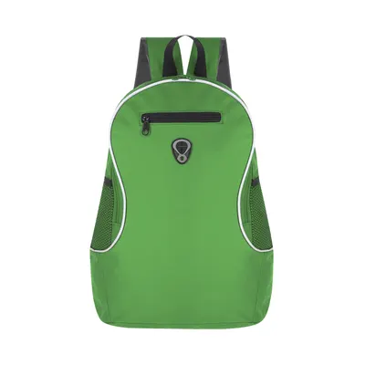Mochila de poliéster Humus 600D con salida de auriculares personalizable